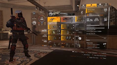 division 2 builds database